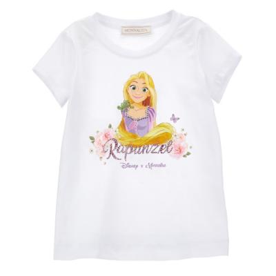 Picture of Monnalisa Girls Rapunzel T-shirt - White