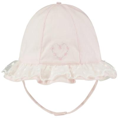 Picture of Emile Et Rose Girls Florrie Heart Sun Hat - Pink