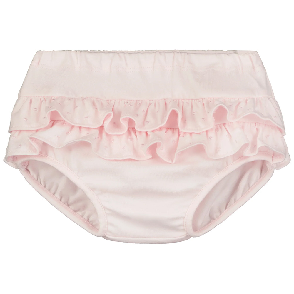 Emile Et Rose Girls Flossie Frilly Knickers - Pink.