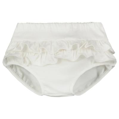 Picture of Emile Et Rose Girls Flossie Frilly Knickers - White