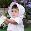 Picture of Emile Et Rose Girls Suzanne Bow Bonnet - Pink