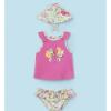 Picture of Mayoral Newborn Girls 3 Piece Citrus Swim Set - Fuchsia Pink