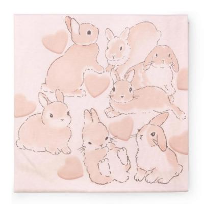 Picture of Sofija Bunny Soft Jersey Swaddle 85cm x 85cm - Pink