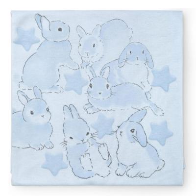 Picture of Sofija Bunny Soft Jersey Swaddle 85cm x 85cm - Blue