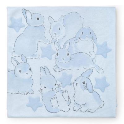 Picture of Sofija Bunny Soft Jersey Swaddle 85cm x 85cm - Blue