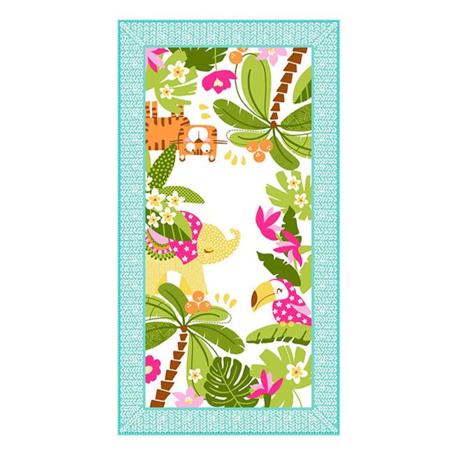 Picture of Mayoral Mini Jungle Beach Towel - Turquoise