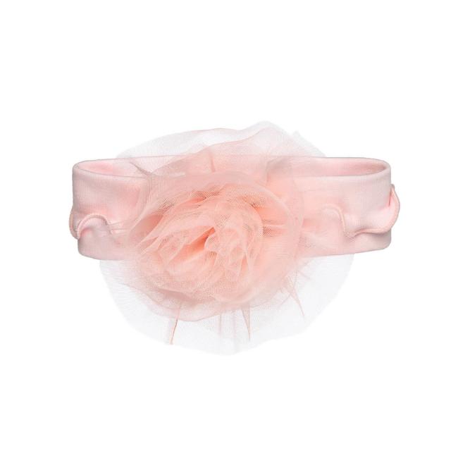 Picture of Sofija Kate Soft Headband With 3D Tulle Flower - Pink
