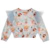 Picture of Daga Girls Swan Lake Print Jacket - Blue Pink 