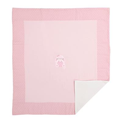 Picture of Mayoral Newborn Girls Embroidered Bunny Blanket - Pink