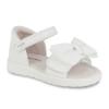 Picture of Mayoral Toddler Girls Padded Metallic Bow Sandals - White