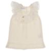 Picture of Foque Baby Girls Knitted Lace Ruffle Dress & Bonnet Set X 2 - Ivory 
