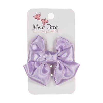 Picture of Meia Pata Double Bow Satin Hairclip - Lilac
