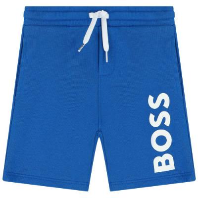 Picture of BOSS Toddler Boys Basic Logo Shorts - Electric Blue