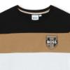 Picture of BOSS Boys Tri Stripe Logo T-shirt  - Black