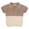 Picture of Rigola Baby Boys Organic Cotton Polo Top & Shorts Set x 2 - Pearl Beige
