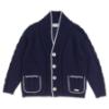 Picture of Rahigo Boys Summer Knit Shorts Shirt & Cardigan Set X 3 - Navy White