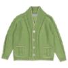 Picture of Rahigo Boys Summer Knit Shorts Shirt & Cardigan Set X 3 - Green Cream