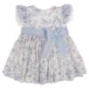 Picture of Rahigo Girls Summer Print Plumetti Dress & Panties Set X 2 - White Baby Blue Pink