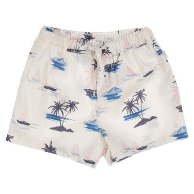 Picture of Purete du... bebe  Boys Printed Swim Shorts - Blue 