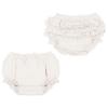 Picture of Mayoral Newborn Girls Frilly Bottom Knickers - Ivory