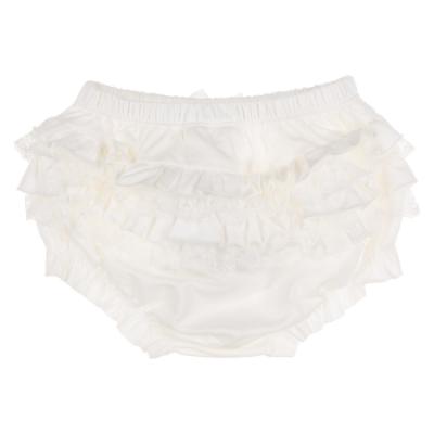 Picture of Mayoral Newborn Girls Frilly Bottom Knickers - Ivory
