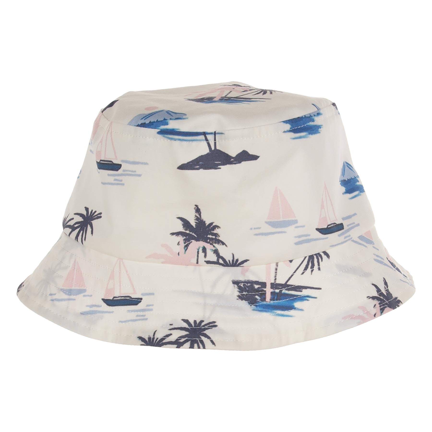 Purete Du Bebe Boys Printed Bucket Sun Hat - Blue (One Size 12m-3yr)