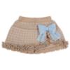 Picture of Rahigo Girls Summer Knit Ruffle Skort & Jumper Set X 2 - Beige Blue 