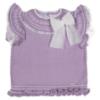 Picture of Rahigo Girls Summer Knit Ruffle Skort & Jumper Set X 2 - Lilac White