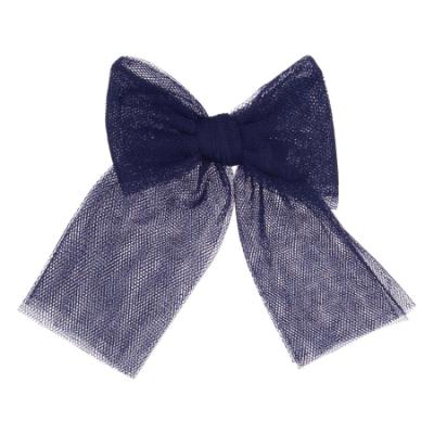 Picture of Rahigo Girls Tulle Bow Hairclip - Navy Blue