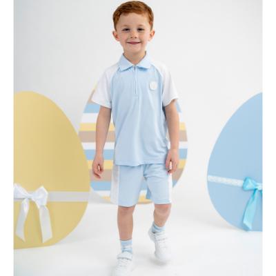 Picture of Mitch & Son Sandy Shores Trex Poly Polo Set - Sky Blue 