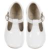 Picture of Panache Toddler T Bar Shoe - White Patent 