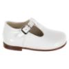 Picture of Panache Toddler T Bar Shoe - White Patent 