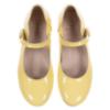 Picture of Panache Girls Scallop Pump - Canary Yellow Patent