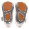 Picture of Panache Baby Shoes Button Front Mary Jane - Metallic Silver