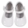 Picture of Panache Baby Shoes Button Front Mary Jane - White 