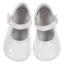 Picture of Panache Baby Shoes Button Front Mary Jane - White 