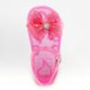 Picture of Lelli Kelly Jenny Tulle & Diamante Flower Glitter Jelly Sandal - Fuxia Pink