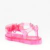 Picture of  Lelli Kelly Jenny Tulle & Diamante Flower Glitter Jelly Sandal - Fuxia Pink