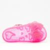 Picture of Lelli Kelly Jenny Tulle & Diamante Flower Glitter Jelly Sandal - Fuxia Pink