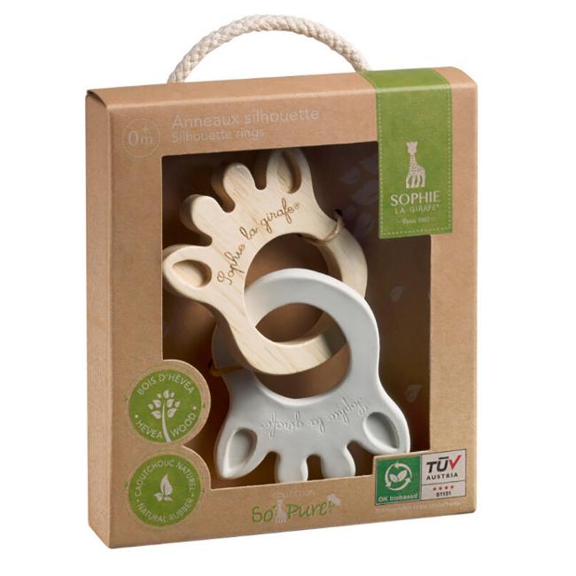 Picture of Sophie La Girafe So Pure Silhouette Rings - In Box