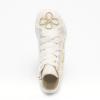Picture of Lelli Kelly Girls Zahra Inside Zip Flower Swirl Mid Boot - White Gold