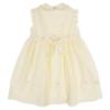 Picture of Sarah Louise Baby Girl Smocked Sleeveless Peter Pan Collar Dress & Headband Set x 2 - Pale Lemon