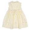 Picture of Sarah Louise Baby Girl Smocked Sleeveless Peter Pan Collar Dress & Headband Set x 2 - Pale Lemon