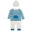 Picture of Mac Ilusion Newborn Baby Boy Set X 3 With Beanie - Turquoise White
