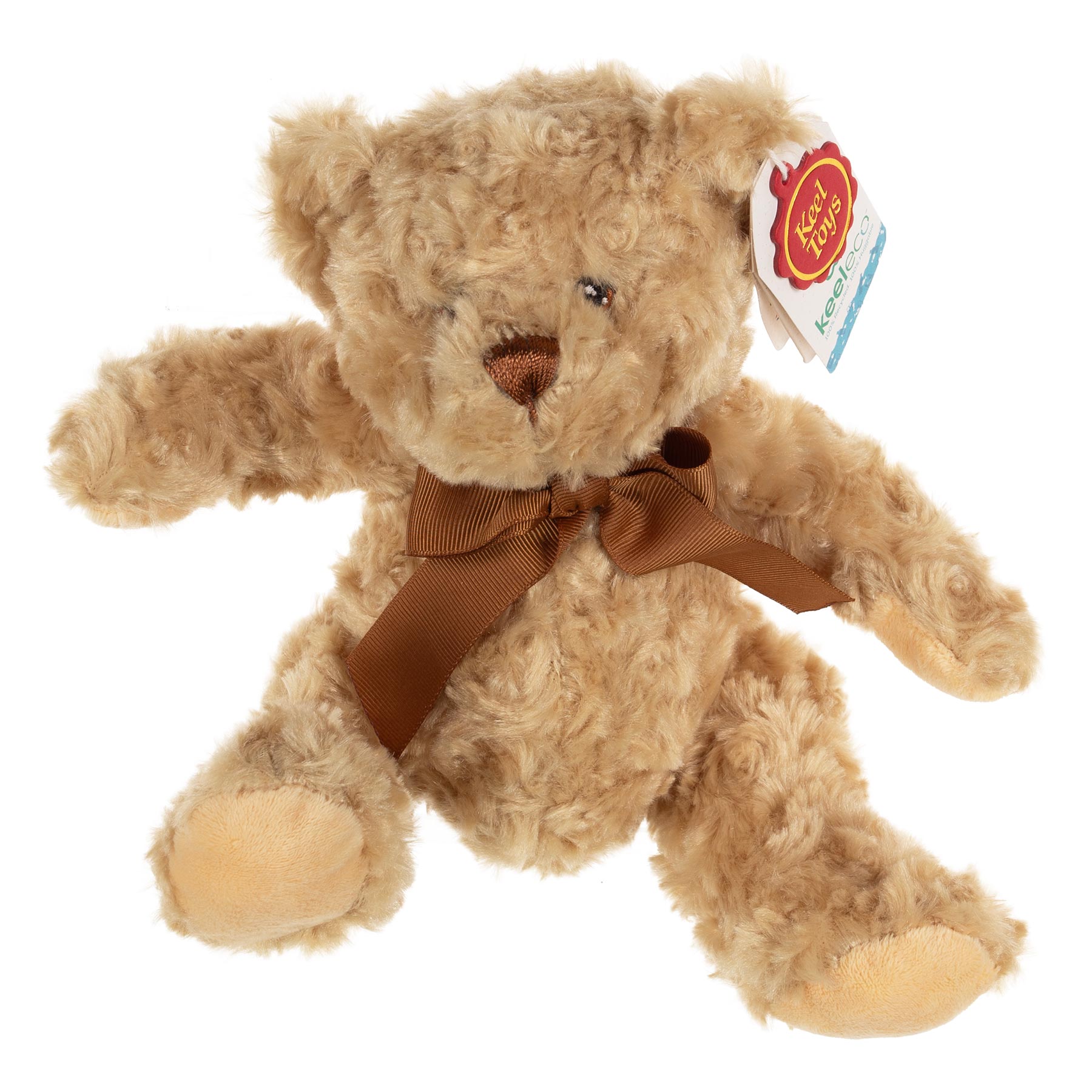 Keeleco Baby Fluffy Toy Dougie Bear 20cm