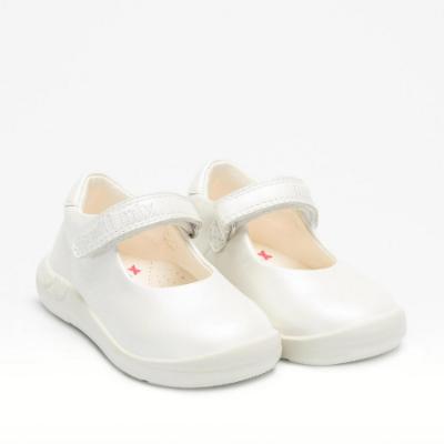 Picture of Lelli Kelly Millie Mix Kayla Toddler Easy On Mary Jane - White Leather