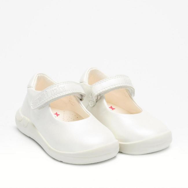 Picture of Lelli Kelly Millie Mix Kayla Toddler Easy On Mary Jane - White Leather