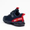 Picture of Bull Boys T Rex Dinosaur Lights Trainer - Navy Blue