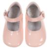 Picture of Panache Baby Shoes Button Front Mary Jane - Strawberry Pink Patent