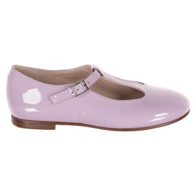 Picture of Panache Girls T Bar Pump - Lilac Patent